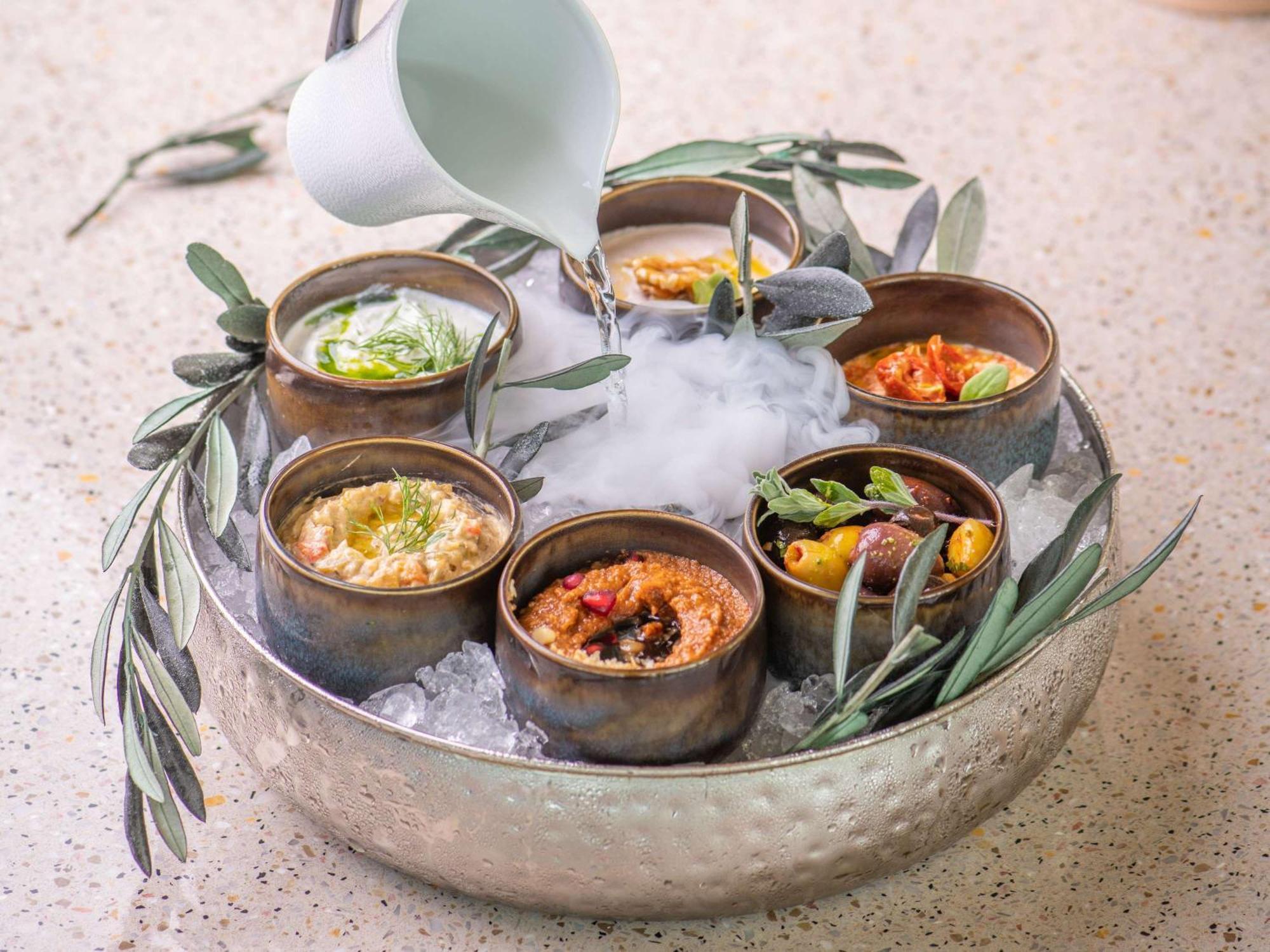 Sofitel Bahrain Zallaq Thalassa Sea&Spa Hotel Al-Manamah Bagian luar foto A selection of chutneys